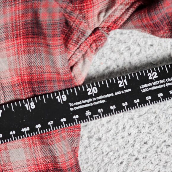 Under Armour UA Tradesman Plaid Flex Flannel Shirt Mens Medium Long Sleeve - Picture 3 of 10